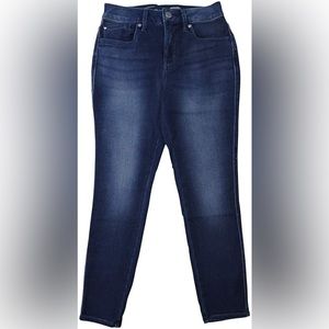 Seven7 - Skin Fit ankle cropped Soft Stretch Jeans - Size 4 - Blue - new